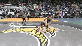 1 - 138 lbs Semifinal - Justin Walker, Rural Retreat vs Jordan Brockenbrough, Parry McCluer