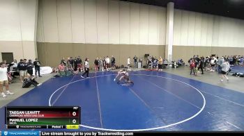 120 lbs Semifinal - Taegan Leavitt, Champions Wrestling Club vs Manuel Lopez, Delta