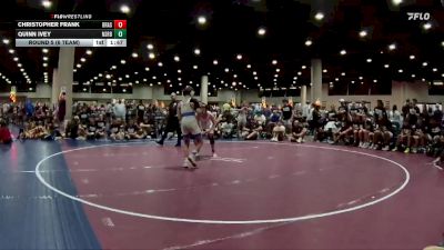 144 lbs Round 5 (6 Team) - Christopher Frank, BRAWL Silver vs Quinn Ivey, North Shelby Regulators Blue