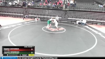 288 lbs Cons. Round 7 - Isaiah Castaneda, Westlake vs Mason Hendricks, Green Canyon High School