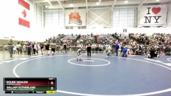 63 lbs Champ. Round 1 - Kolbie Whalen, Club Not Listed vs William Sutherland, Franklinville Wrestling Club