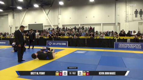 Kevin John Magee vs Brett M. Penny 2025 World IBJJF Jiu-Jitsu No-Gi Championship