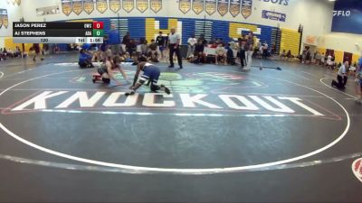 120 lbs Round 6 (8 Team) - AJ Stephens, ADale WC vs Jason Perez, Osceola WC