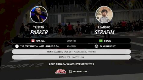Tristan Parker vs Leandro Serafim 2025 ADCC Vancouver Open
