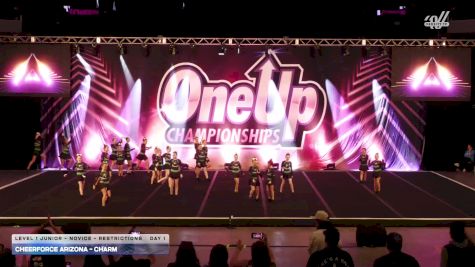 CheerForce Arizona - Charm [2026 L1 Junior - Novice - Restrictions Day 1] 2026 One Up Arizona Nationals