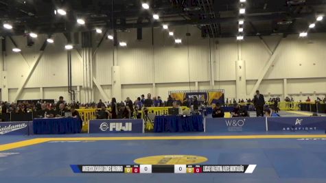 Lucas Valentim Alves Montalvão vs Anderson Kauan Gomes Marinho 2024 World IBJJF Jiu-Jitsu No-Gi Championship