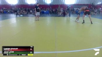 150 lbs Round 4 (16 Team) - Adam Lohse, WCAABE vs Carter Othoudt, Princeton