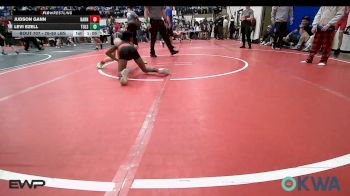 76-80 lbs Round Of 16 - Judson Gann, Barnsdall Youth Wrestling vs Levi Ezell, Tulsa North Mabee Stampede