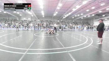 113 lbs Rr Rnd 2 - Miguel E Caban, CentralMD Red vs Omar Carillo, Triumph Blue
