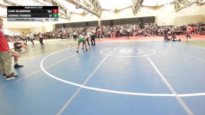 147-H lbs Round Of 128 - Luke Sluberski, Yale Street vs Joshua Thomas, Barn Brothers