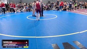 113 lbs Champ. Round 1 - Kayden Cain, Auburn Area Wrestling Club vs Zaiden Gonzalez, Victory Wrestling-Central WA