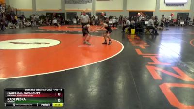 PW-14 lbs Quarterfinal - Marshall Swancutt, Big Game Wrestling Club vs Kade Peska, Wrath