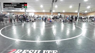 125 lbs Semifinal - Nicholas Gittens, Sunbury vs Lyle Vermilya, Canton