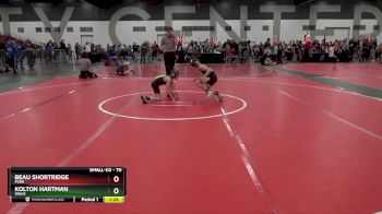 70 lbs Quarterfinal - Kolton Hartman, WAUS vs Beau Shortridge, PERK