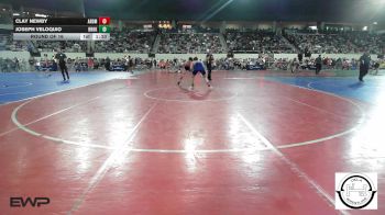 138 lbs Round Of 16 - Clay Newby, Ardmore Junior High vs Joseph Veloquio, Broken Arrow