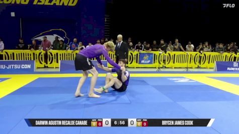Brycen James Cook vs Darwin Agustin Recalde Canabe 2025 Pan IBJJF Jiu-Jitsu No-Gi Championship