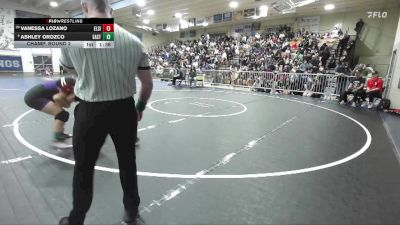 110 lbs Champ. Round 2 - Vanessa Lozano, Elsinore vs Ashley Orozco, Eastside