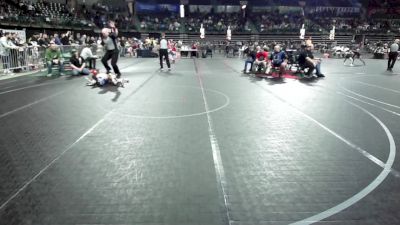 60 lbs Round Of 16 - Ash Henecker, Red Nose vs Caleb Crawford, Power Half Wrestling Academy