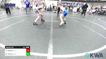 70 lbs Round Of 16 - Avery Wagner, Choctaw Ironman Youth Wrestling vs Masen Harms, Noble Takedown Club