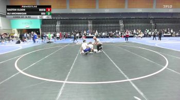 120 lbs Consi Of 16 #2 - Easton Olson, Riverton vs Eli Archibeque, Rio Rancho