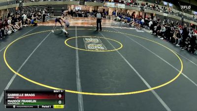 114 lbs Finals (8 Team) - Maddox Franklin, Hononegah vs Gabrielle Bragg, Anoka