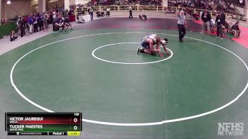 138 lbs Quarterfinal - Victor Jauregui, Wells vs Tucker Maestes, White Pine