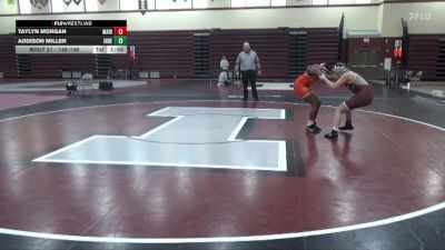148-149 lbs 1st Place Match - Addison Miller, Independence Girls vs Taylyn Morgan, Marion Girls