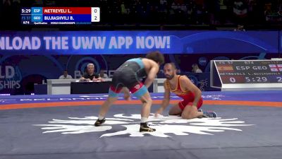 57 kg Qualif. - Levan Metreveli, Spain vs Beka Bujiashvili, Georgia