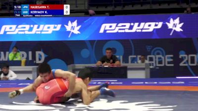 57 kg Qualif. - Toshihiro Hasegawa, Japan vs Kamil Kerymov, Ukraine