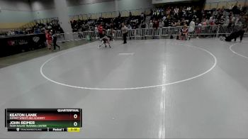 53 lbs Quarterfinal - Keaton Lanik, Summit Wrestling Academy vs John Reimer, Team Nazar Training Center