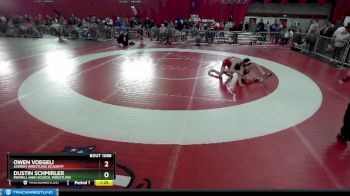 113 lbs Quarterfinal - Dustin Schmirler, Merrill High School Wrestling vs Owen Voegeli, Askren Wrestling Academy