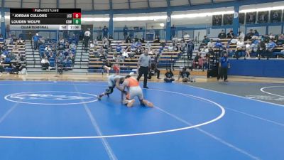 133 lbs Quarterfinal - Louden Wolfe, Cowley College vs Jordan Cullors, Labette Community College