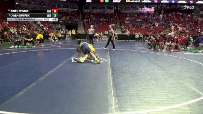 3A-138 lbs Cons. Round 4 - Aiden Winkie, Ankeny vs Owen Duffek, Lewis Central