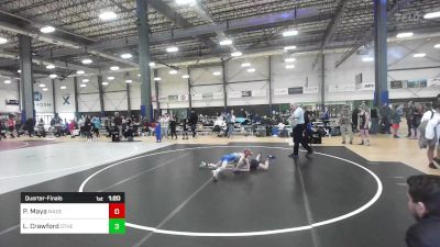 74 lbs Quarterfinal - Payton Maya, Madera WC vs Logan Crawford, Other Team