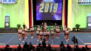 The California All Stars- San Marcos - SPARKLE [2019 L5 International Open All Girl Finals] 2019 The Cheerleading Worlds