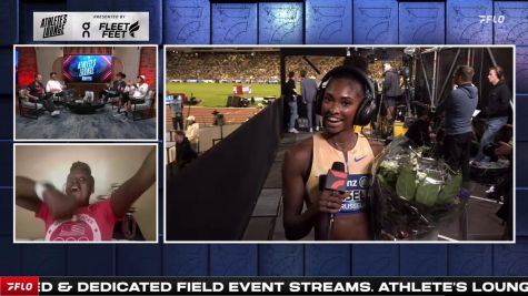 Masai Russell Interview | Brussels Diamond League 2026