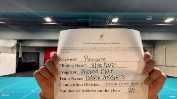 Wicked Elite - Dark Angels [L5 Senior Coed] 2021 The Regional Summit Virtual Championships