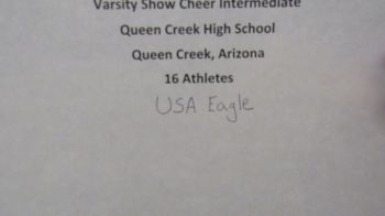Queen Creek High School [Varsity Show Cheer Intermediate] 2020 USA Arizona & Utah Virtual Regional