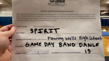 Flowing Wells High School [High School - Band Chant - Cheer] 2021 USA Virtual Spirit Regional #3