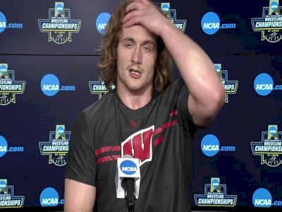 Wisconsin's Trent Hillger on his big win over No. 3 Matt Stencel in the second round