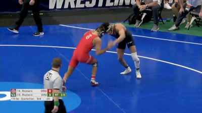 174 Quarterfinal, Kaleb Romero, Ohio State vs Demetrius Romero, UVU