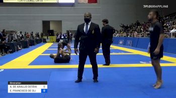 ARTHUR DE ARAUJO DETÂNICO vs EDSON FRANCISCO DE OLIVEIRA 2021 World IBJJF Jiu-Jitsu No-Gi Championship