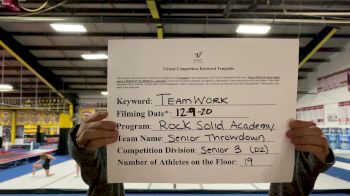 Rock Solid Academy - Senior Throwdown [Level 3 L3 Senior - D2 - Small] Varsity All Star Virtual Competition Series: Event VII