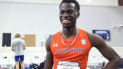 Ja'kobe Tharp Of Auburn Hyped By 60m Hurdles Win At 2025 SEC Indoors