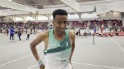Yared Nuguse After 3:47.22 Mile At Last Chance National Qualifier At BU