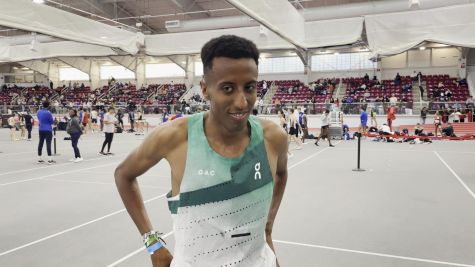 Yared Nuguse After 3:47.22 Mile At Last Chance National Qualifier At BU