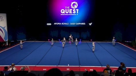 Apopka Royals - Sassy Sapphires [2023 L1 Performance Rec - 6Y (NON) - Small Finals] 2023 The Quest