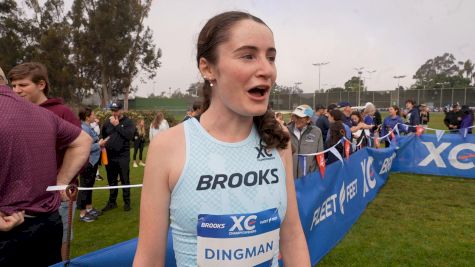 Kasey Dingman of the South Post-Race | Brooks XC Championships