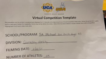 St Michael the Archangel High School [Game Day Varsity] 2021 UCA February Virtual Challenge