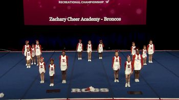 Zachary Cheer Academy - Broncos [2021 L2 Traditional Rec - Non-Affiliated (12Y) Finals] 2021 The Quest